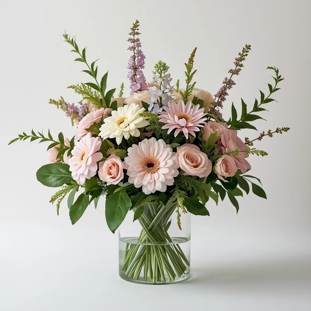 Vårt kreativa team arbetar med blomsterdekor